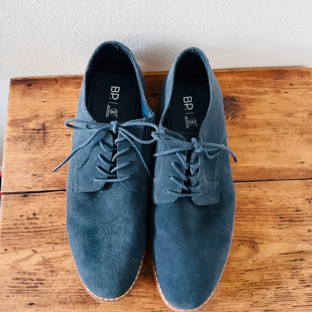 BP by Nordstrom - Shane Derby Lace Up Shoe in Navy Blue